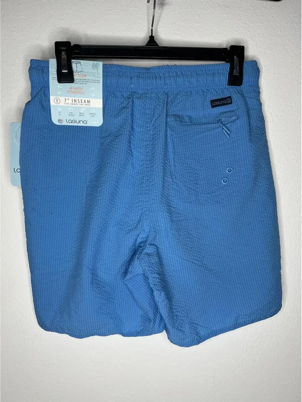 NWT Laguna Men's Blue/The Volley Swim Trunks Size Small